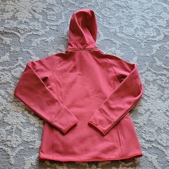 Patagonia Women's Jacket Micro Tech Fleece Coral Red XL NEW - Picture 4 of 14